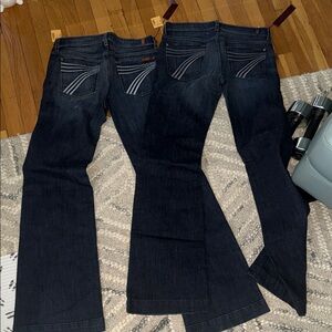 Dark Blue Women's 7 Jeans